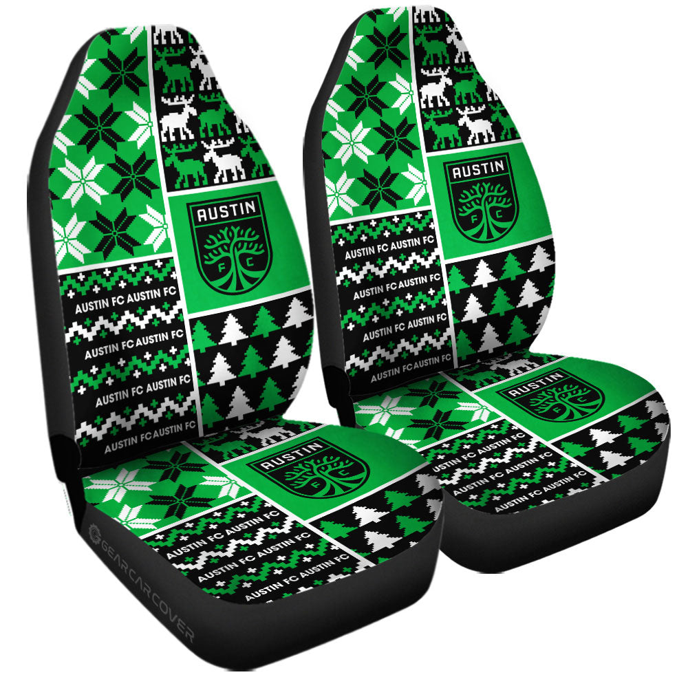 Austin FC Car Seat Covers Custom Ugly Style Car Accessories - Gearcarcover - 3