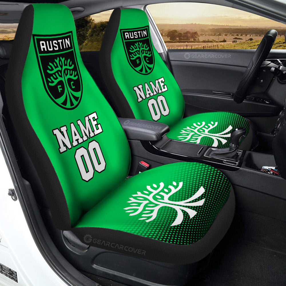 Austin FC Car Seat Covers Sporty Team Collection - Gearcarcover - 2