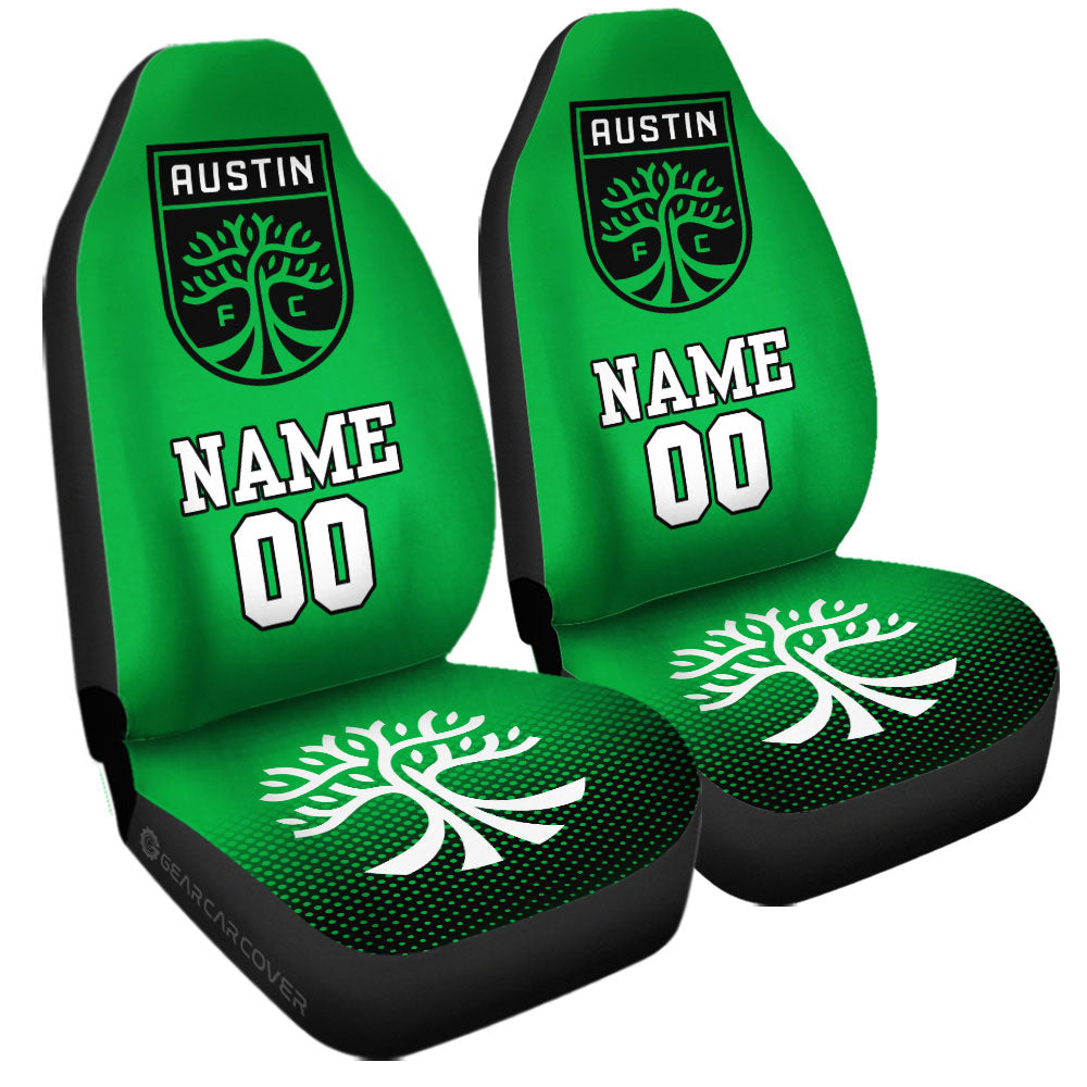 Austin FC Car Seat Covers Sporty Team Collection - Gearcarcover - 3
