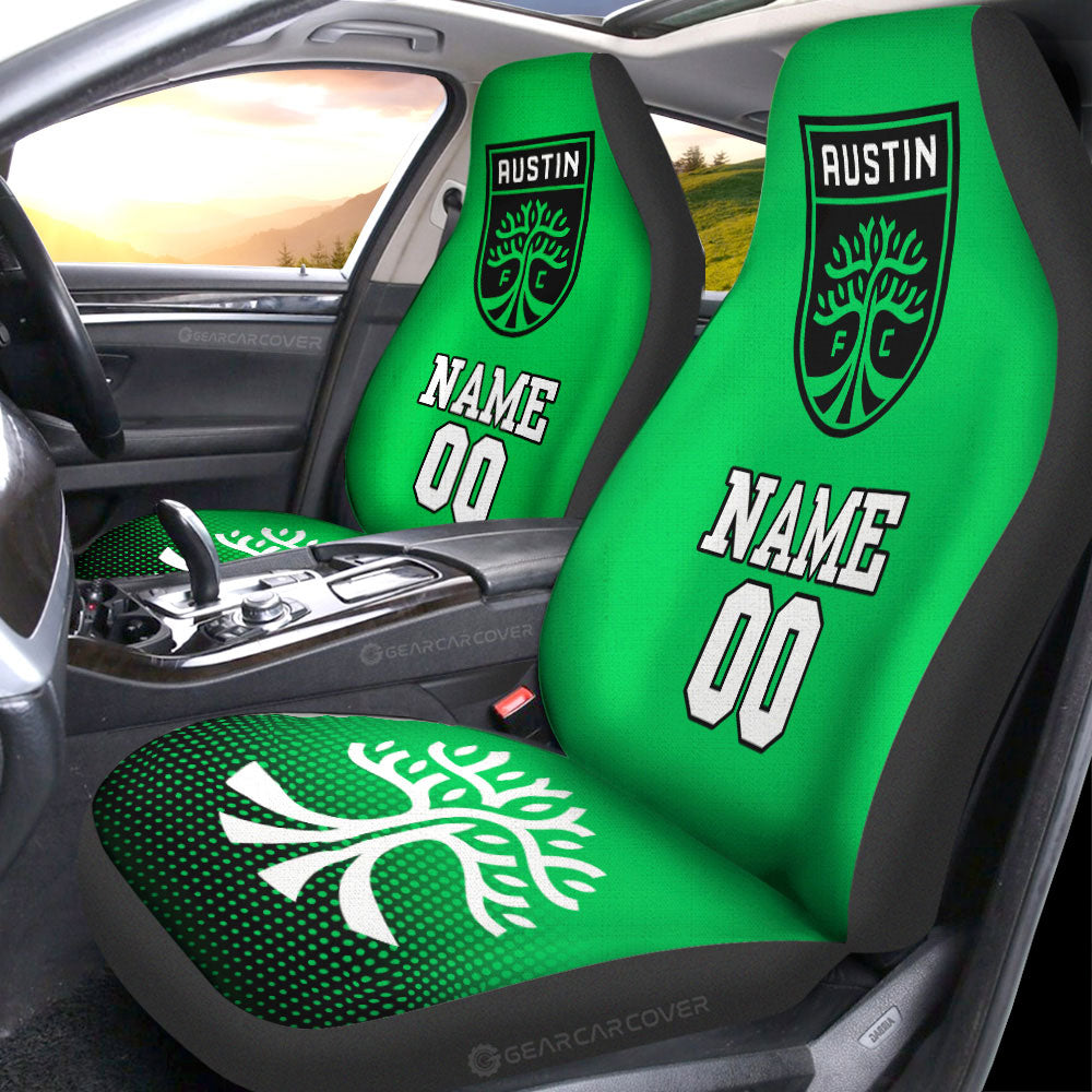 Austin FC Car Seat Covers Sporty Team Collection - Gearcarcover - 1