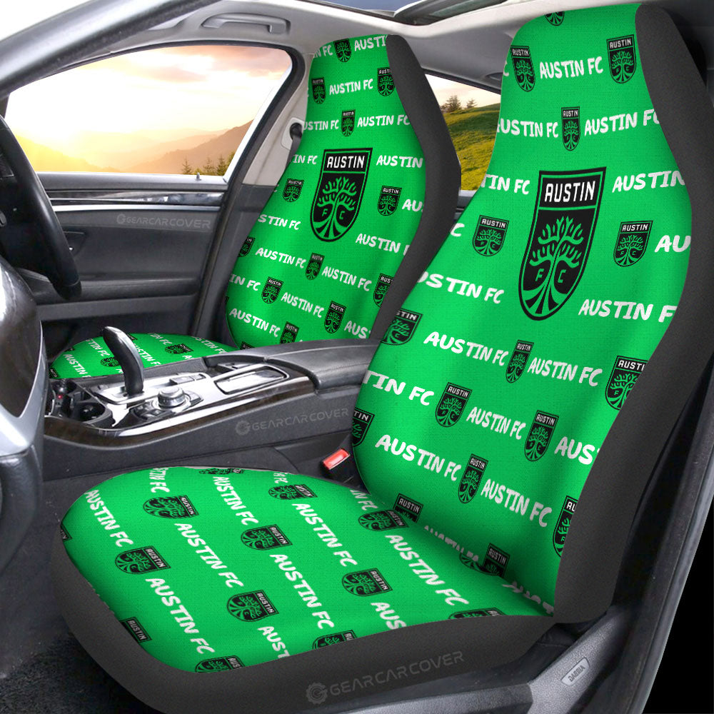 Austin FC Car Seat Covers Sporty Team Collection - Gearcarcover - 1