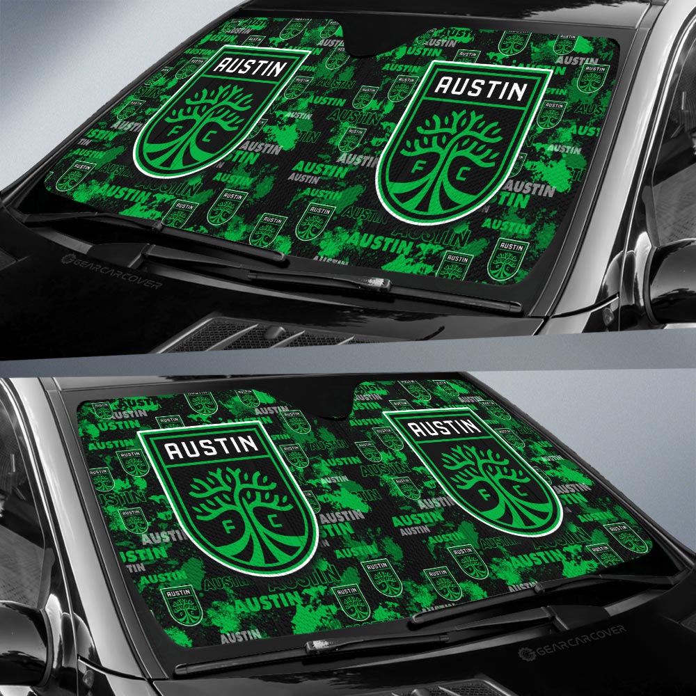 Austin FC Car Sunshade Custom Car Accessories - Gearcarcover - 2