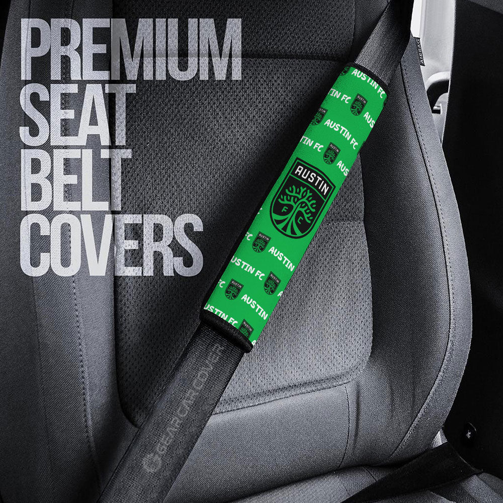 Austin FC Seat Belt Covers Sporty Team Collection - Gearcarcover - 3