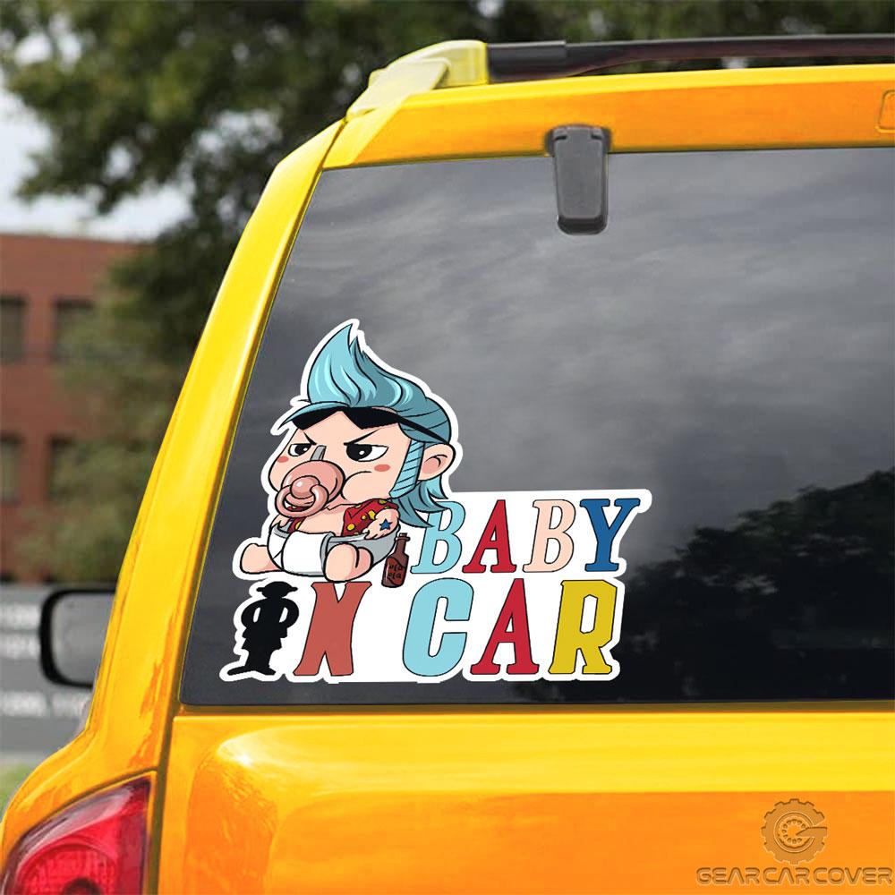 Baby In Car Franky Car Sticker Custom Car Accessories - Gearcarcover - 3