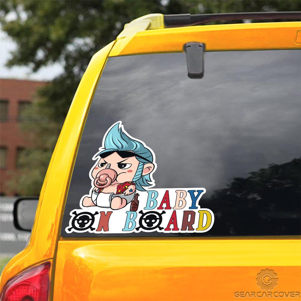 Baby On Board Franky Car Sticker Custom Car Accessories - Gearcarcover - 3