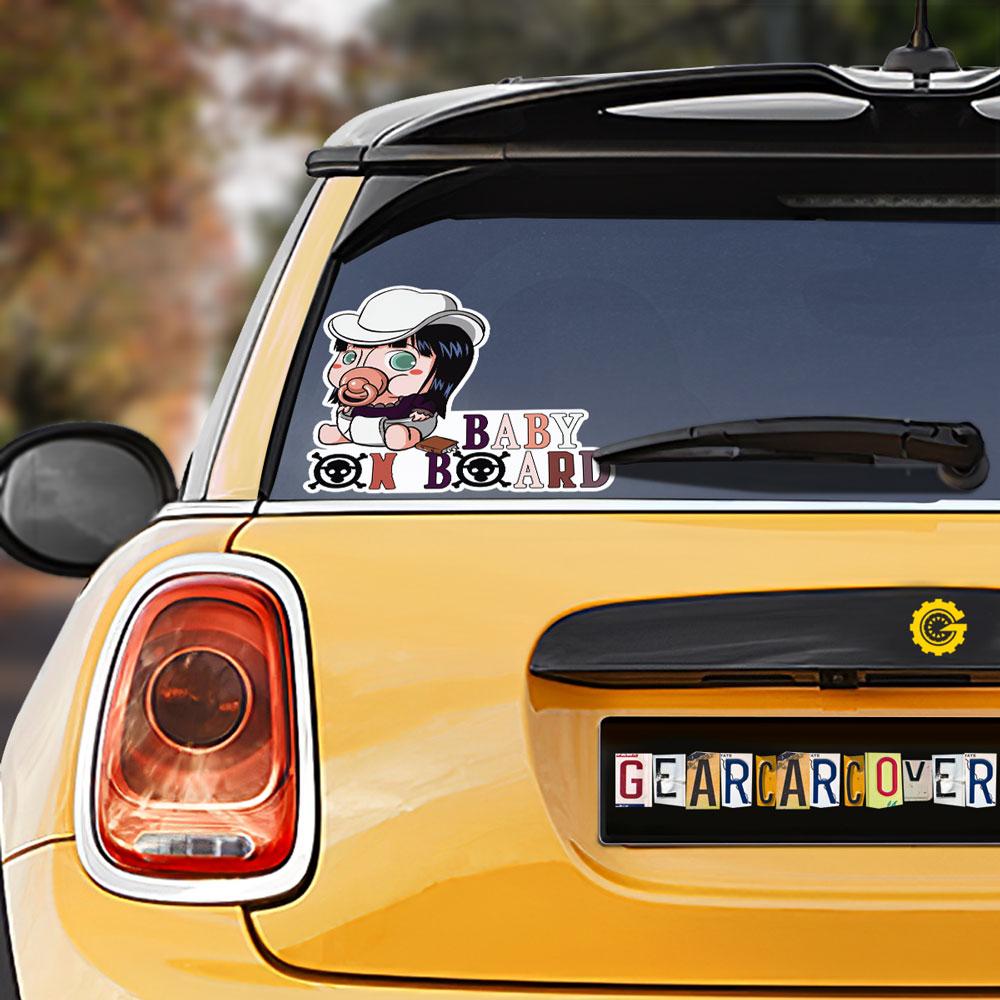 Baby On Board Nico Robin Car Sticker Custom Car Accessories - Gearcarcover - 1