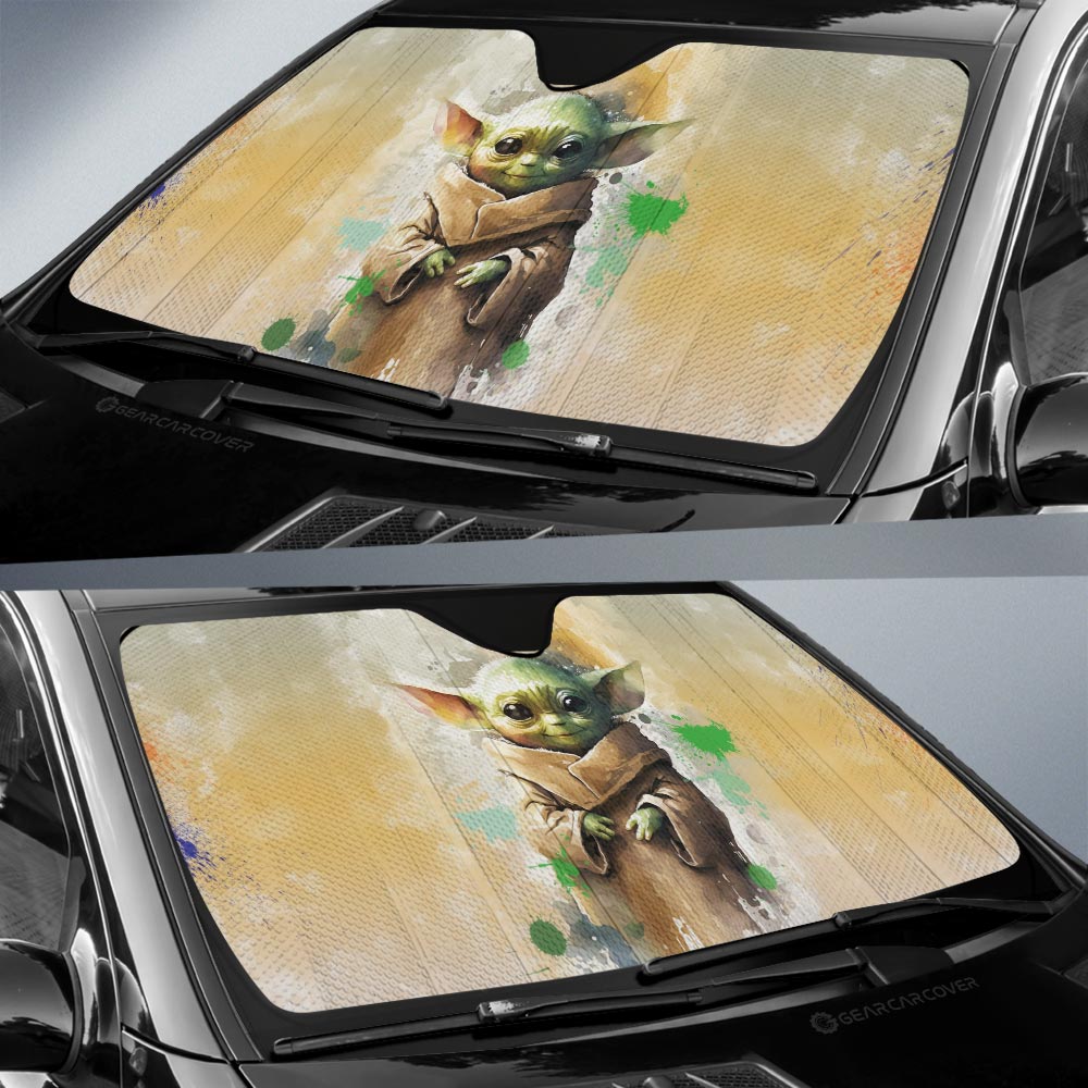 Baby Yoda Car Sunshade Collection - Gearcarcover - 2