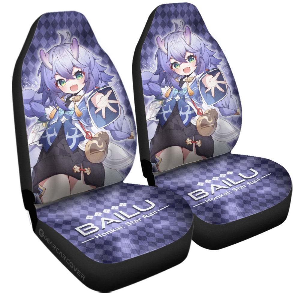 Bailu Car Seat Covers Custom Honkai Star Rail Car Accessories - Gearcarcover - 3