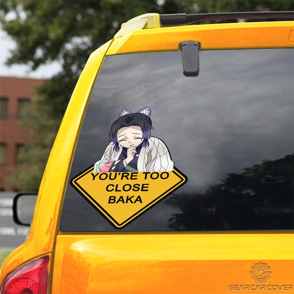 Baka Shinobu Warning Car Sticker Custom Car Accessories - Gearcarcover - 3