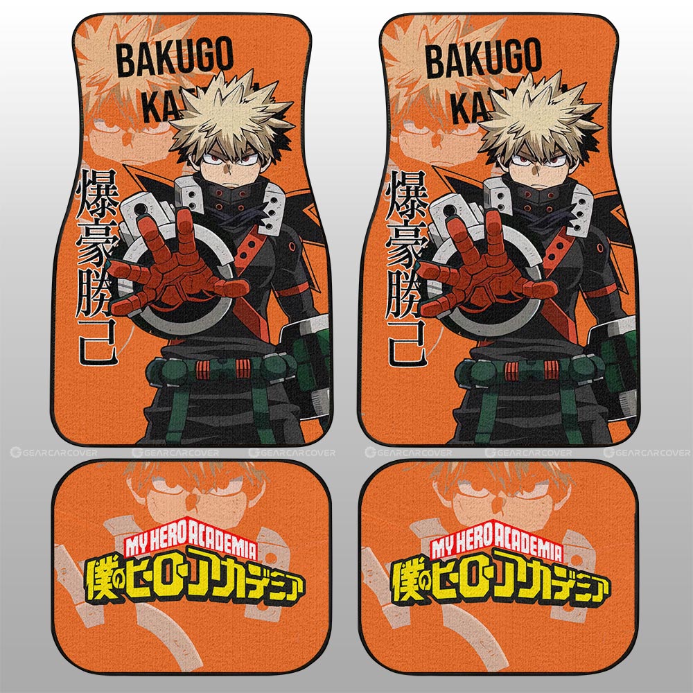 Bakugo Katsuki Car Floor Mats Custom Car Accessories For Fans - Gearcarcover - 2