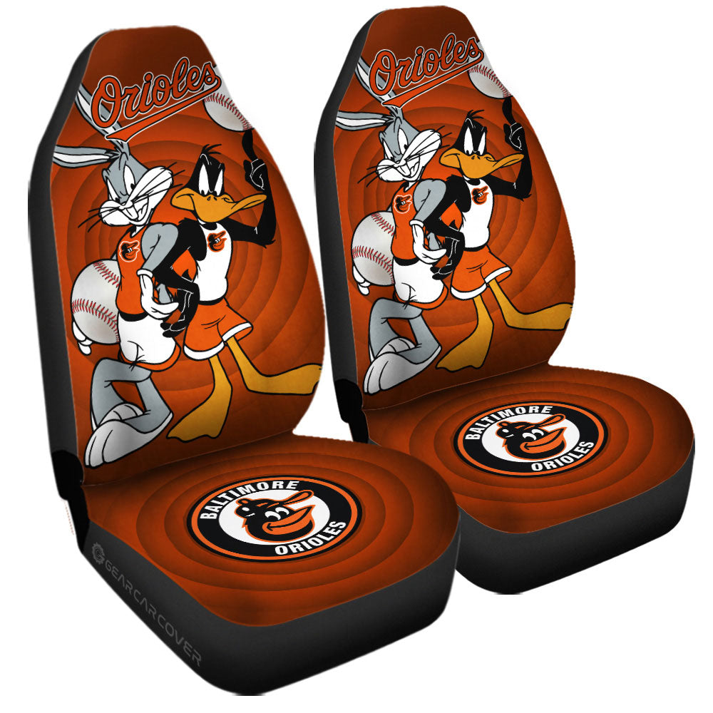 Baltimore Orioles Car Seat Covers Custom Car Accessories - Gearcarcover - 3