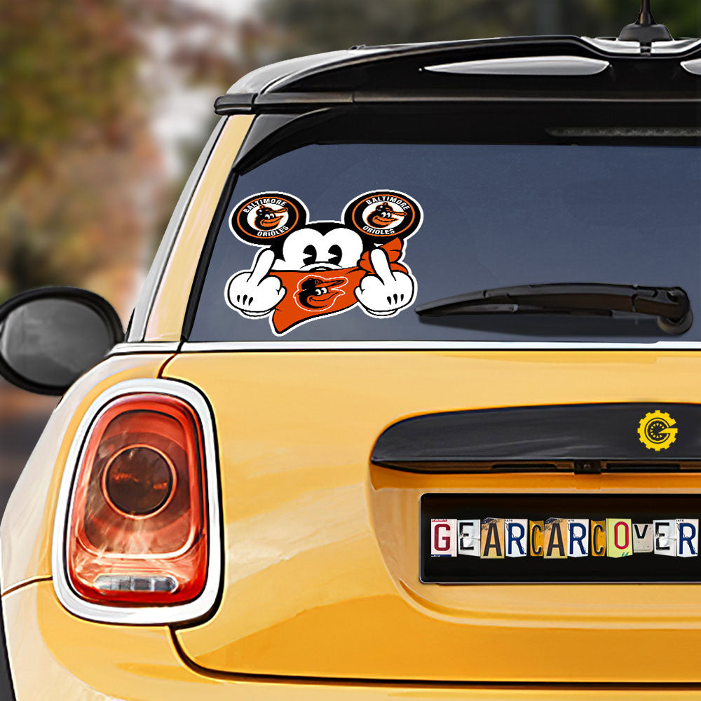 Baltimore Orioles Car Sticker Custom Car Accessories - Gearcarcover - 1