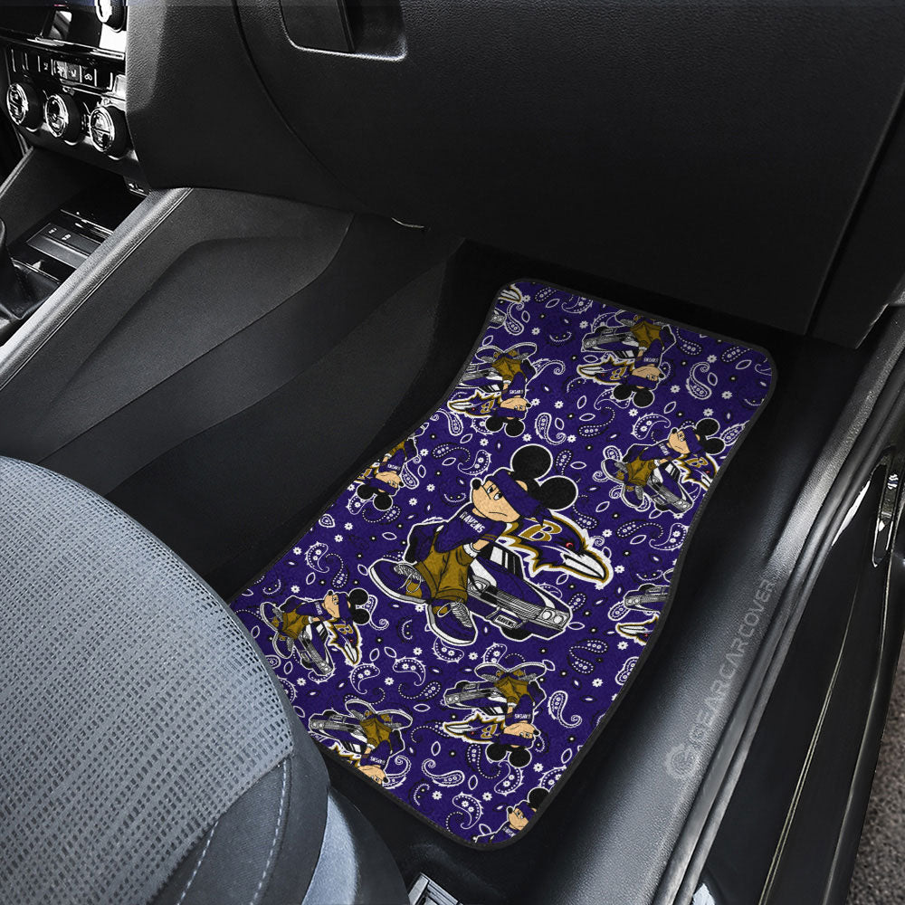 Baltimore Ravens Car Floor Mats Cartoon Theme Collection - Gearcarcover - 3