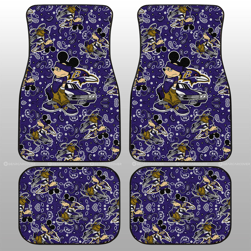 Baltimore Ravens Car Floor Mats Cartoon Theme Collection - Gearcarcover - 1