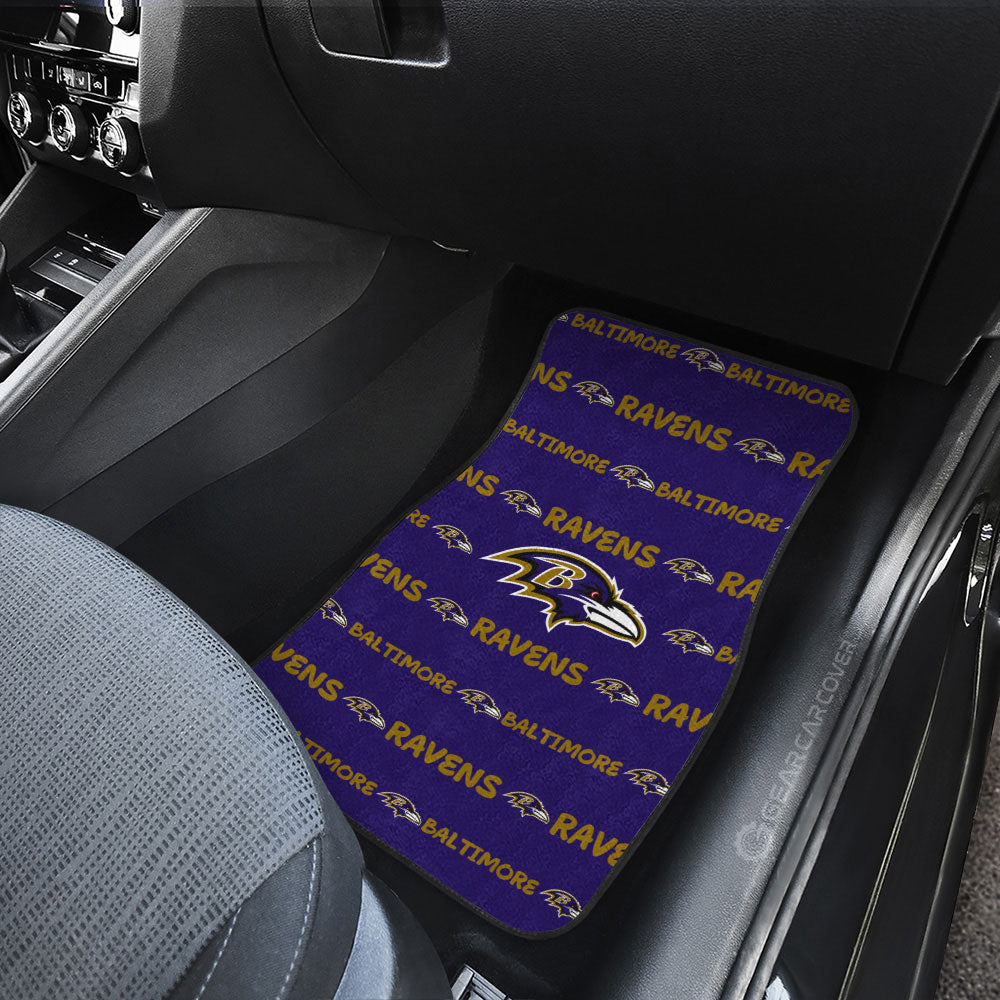 Baltimore Ravens Car Floor Mats Sporty Team Collection - Gearcarcover - 3