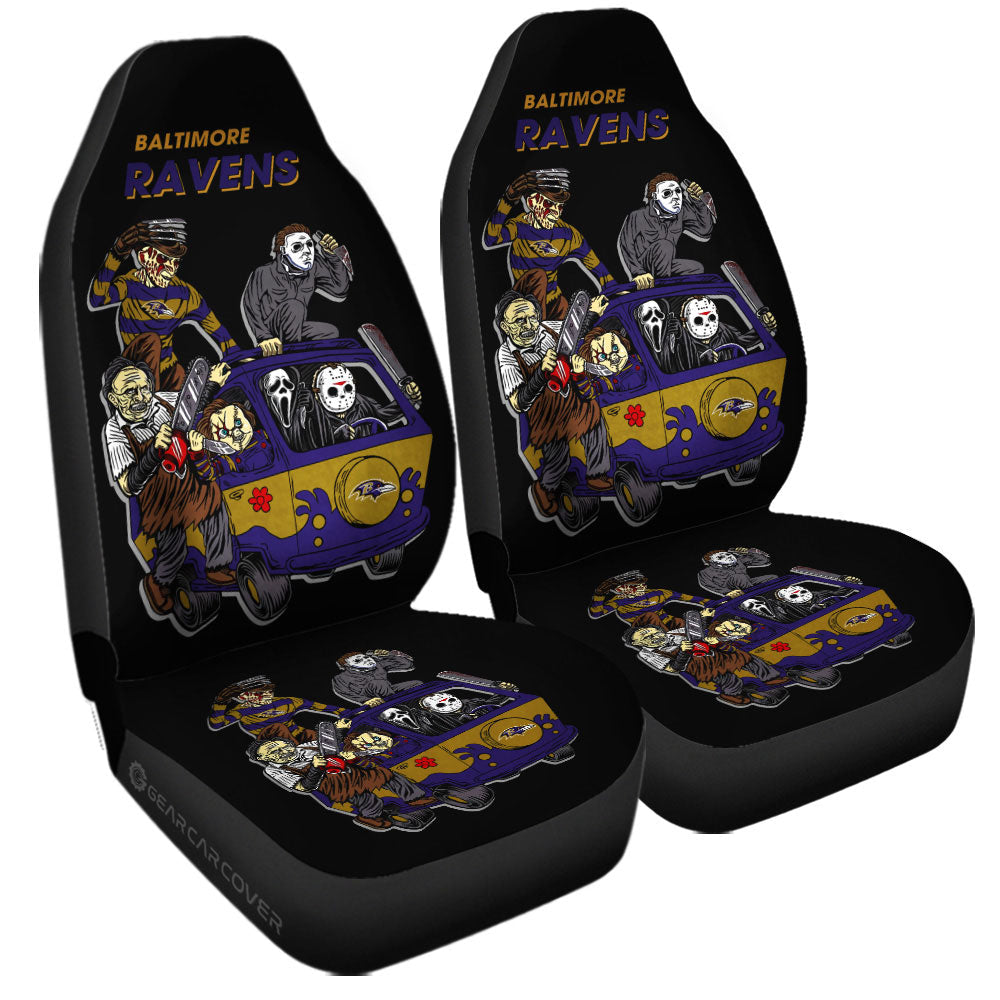 Baltimore Ravens Car Seat Covers Custom Car Accessories - Gearcarcover - 3
