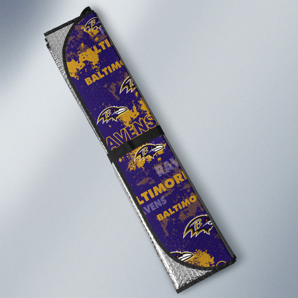 Baltimore Ravens Car Sunshade Custom Car Accessories - Gearcarcover - 3