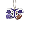 Baltimore Ravens Ornament Personalized Uniforms Collection - Gearcarcover - 1