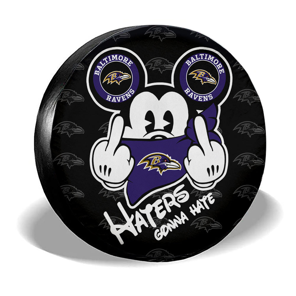 Baltimore Ravens Spare Tire Covers Custom Car Accessories - Gearcarcover - 3