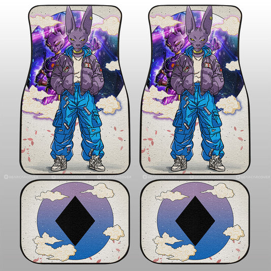 Beerus Car Floor Mats Anime Collection - Gearcarcover - 1