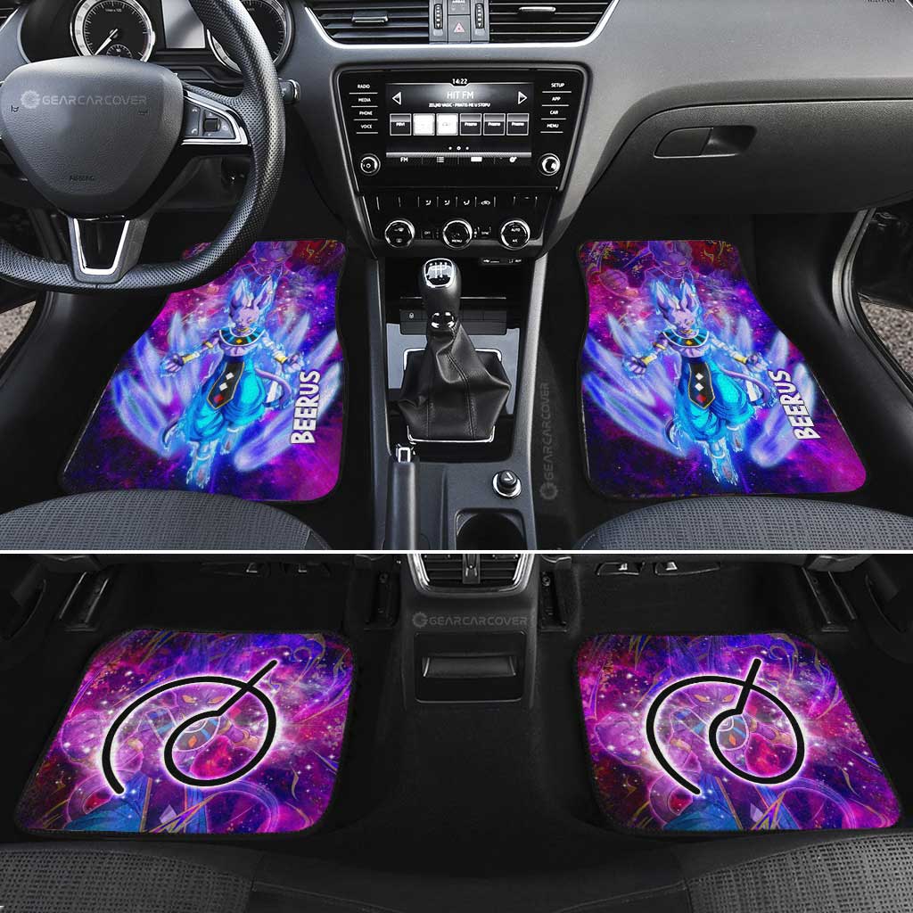 Beerus Car Floor Mats Custom Characters Dragon Ball Car Accessories - Gearcarcover - 2