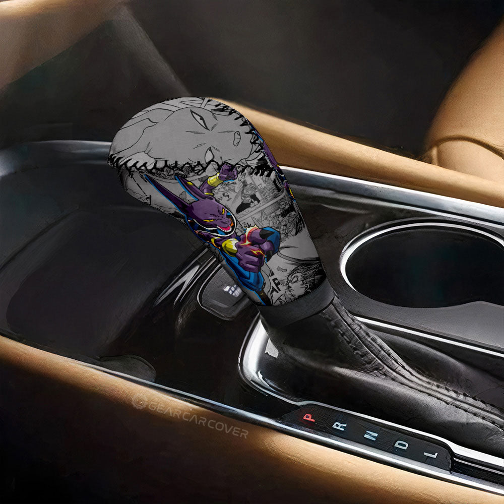 Beerus Car Shift Knobs Cover Set Collection - Gearcarcover - 3