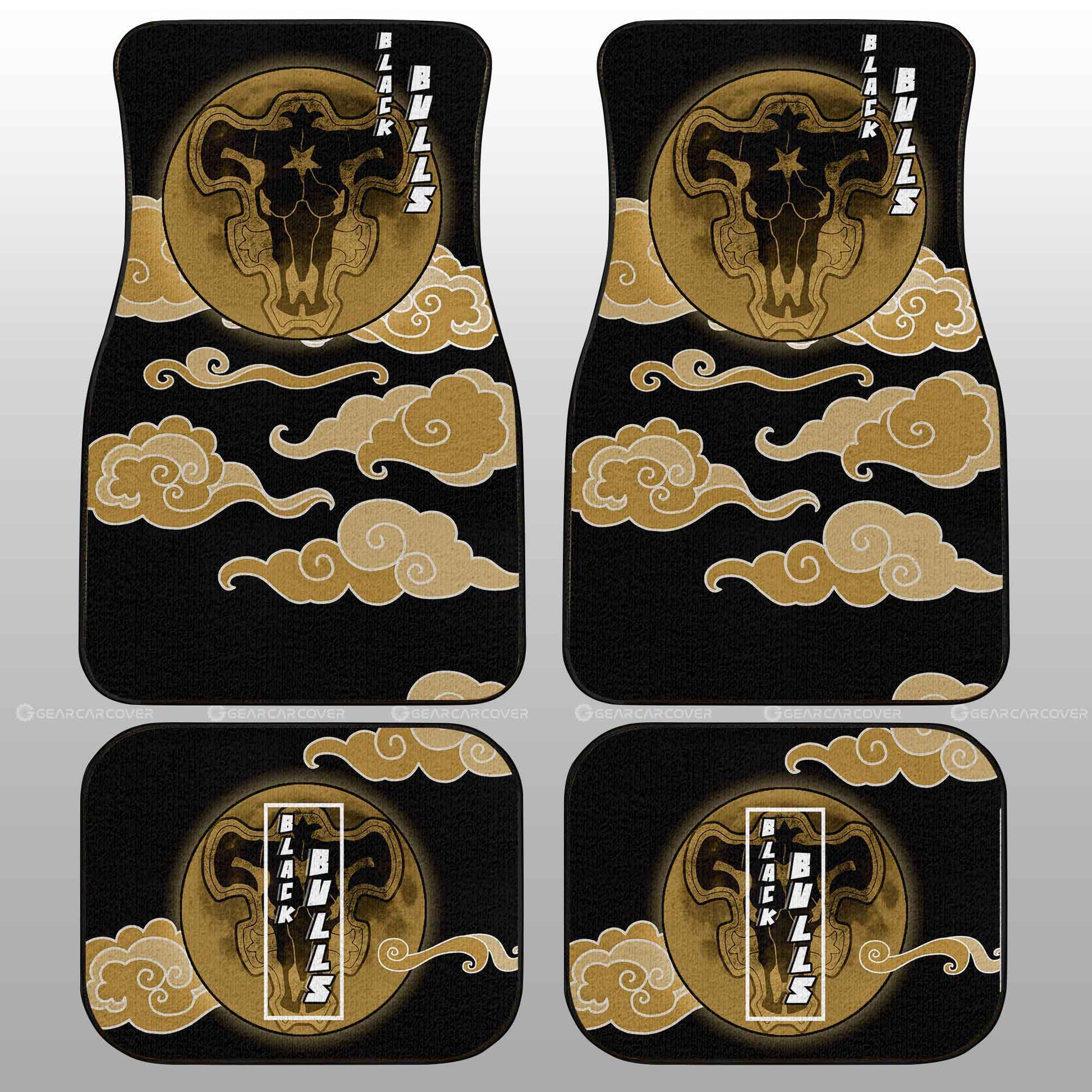 Black Bull Car Floor Mats Custom Car Accessories - Gearcarcover - 2