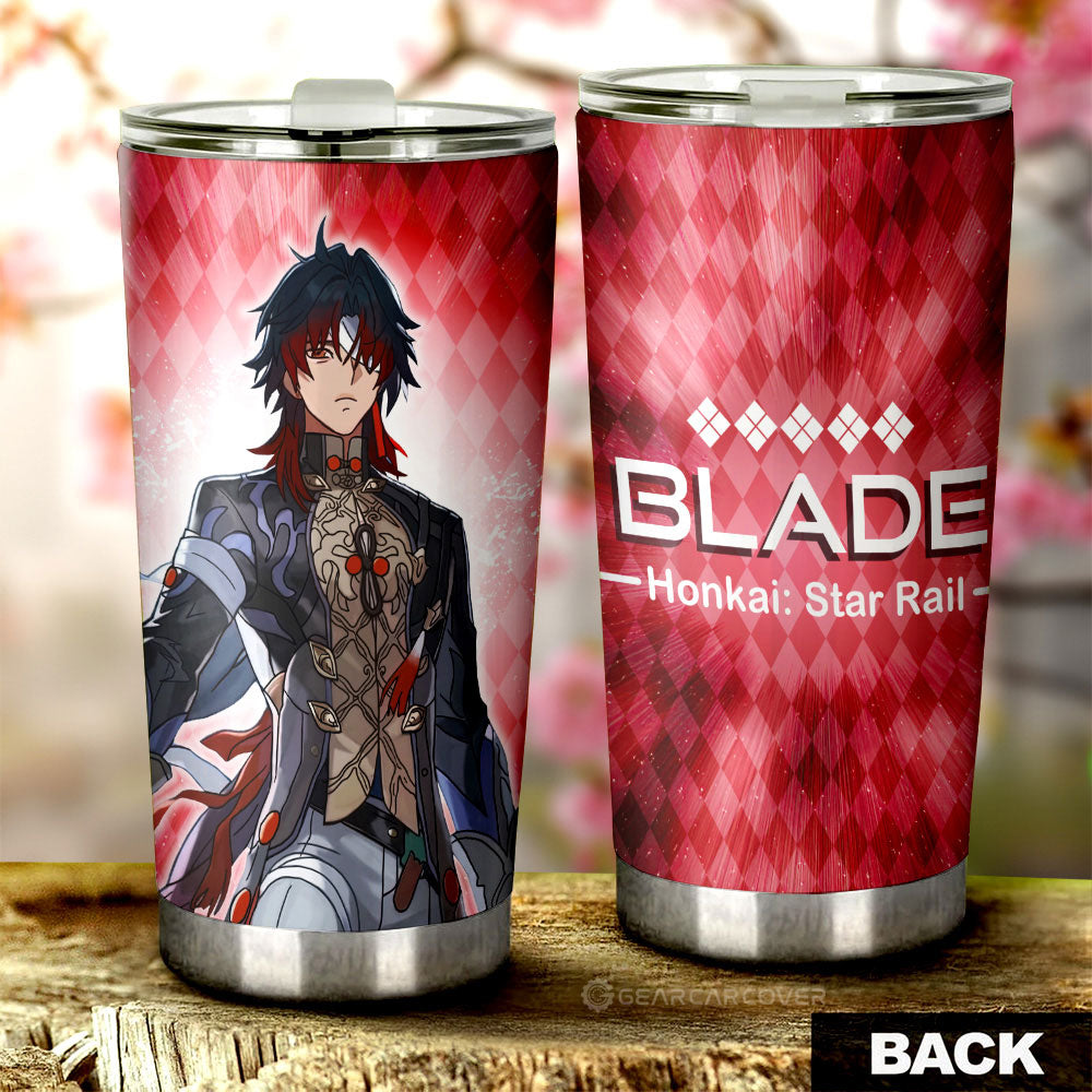Blade Tumbler Cup Custom Honkai Star Rail Car Accessories - Gearcarcover - 1