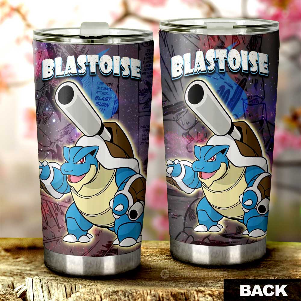 Blastoise Tumbler Cup Custom Anime Galaxy Manga Style - Gearcarcover - 3