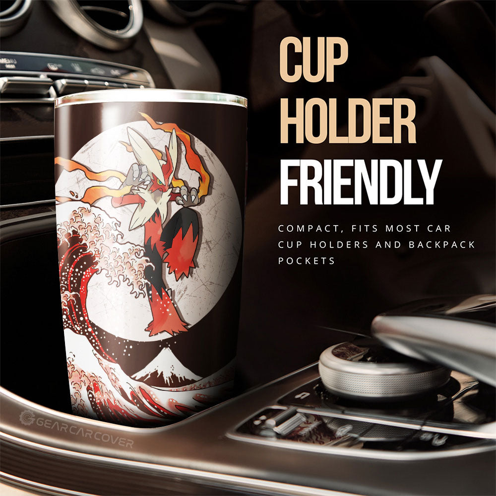 Blaziken Tumbler Cup Custom Pokemon Car Accessories - Gearcarcover - 3