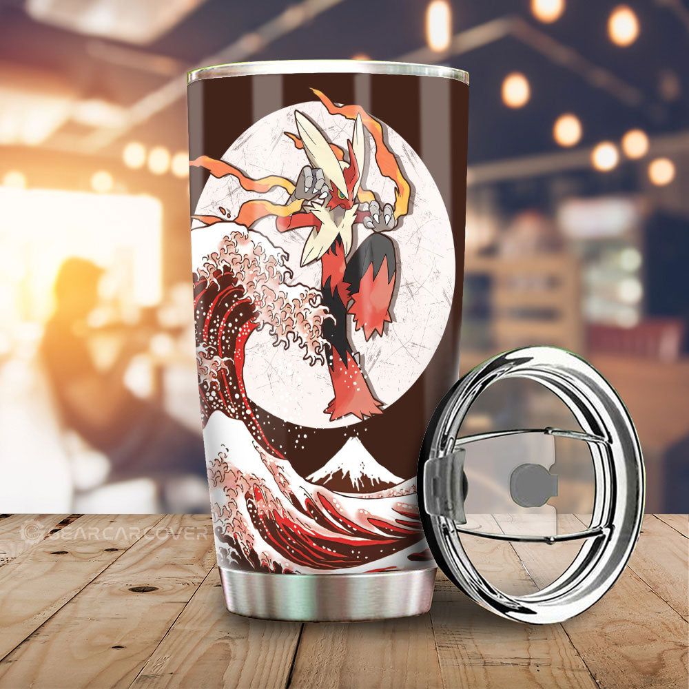 Blaziken Tumbler Cup Custom Pokemon Car Accessories - Gearcarcover - 1