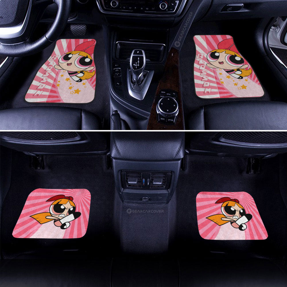 Blossom The Powerpuff Girls Car Floor Mats Custom Car Accessories - Gearcarcover - 2