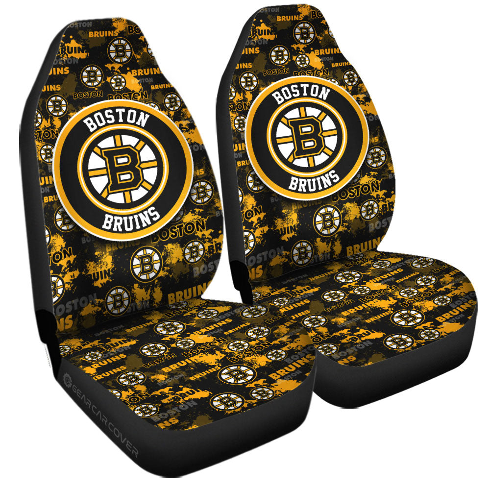Boston Bruins Car Seat Covers Custom Car Accessories - Gearcarcover - 3