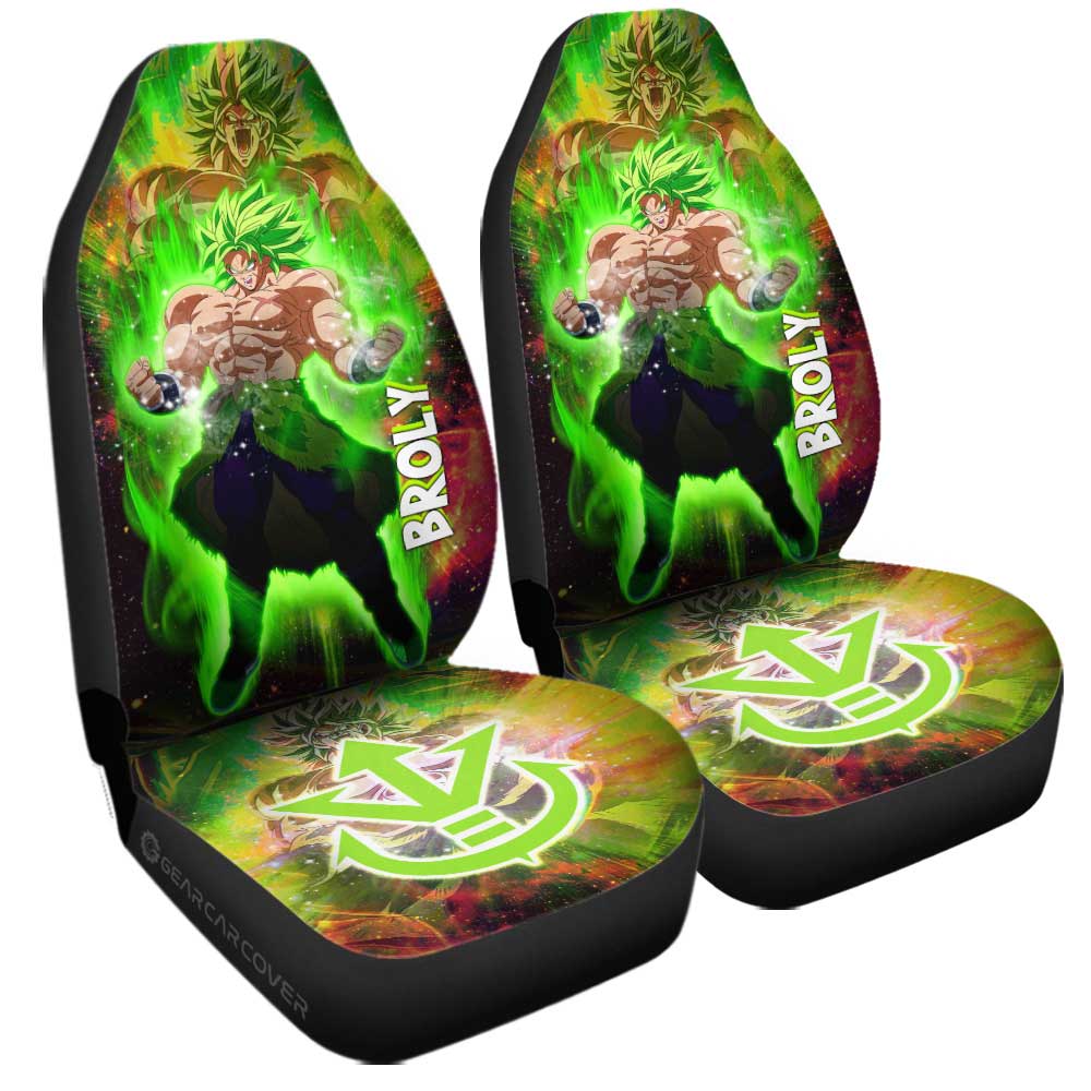 Broly Car Seat Covers Custom Characters Dragon Ball Car Accessories - Gearcarcover - 3