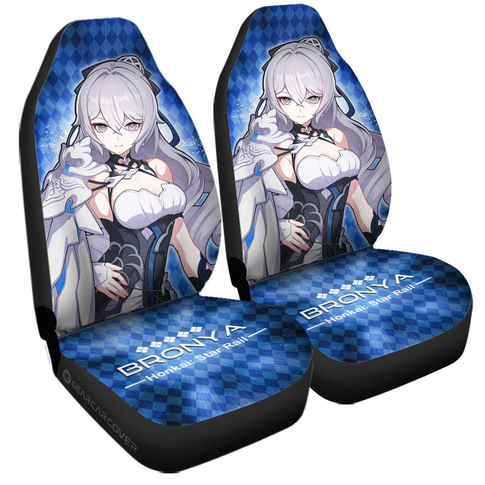 Bronya Car Seat Covers Custom Honkai Star Rail Car Accessories - Gearcarcover - 3