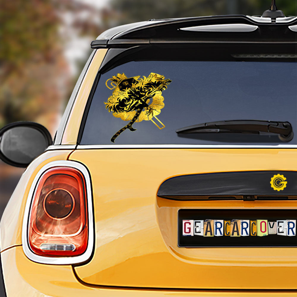 Brook Car Sticker Custom Gold Silhouette Style - Gearcarcover - 1