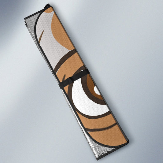 Brown Bulldog Car Eyes Sun Shade Custom Car Accessories - Gearcarcover - 2