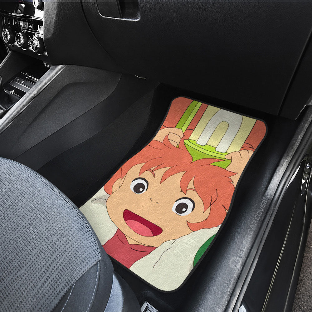 Brunhilde Car Floor Mats Custom Ponyo On The Cliff Car Accessories - Gearcarcover - 3