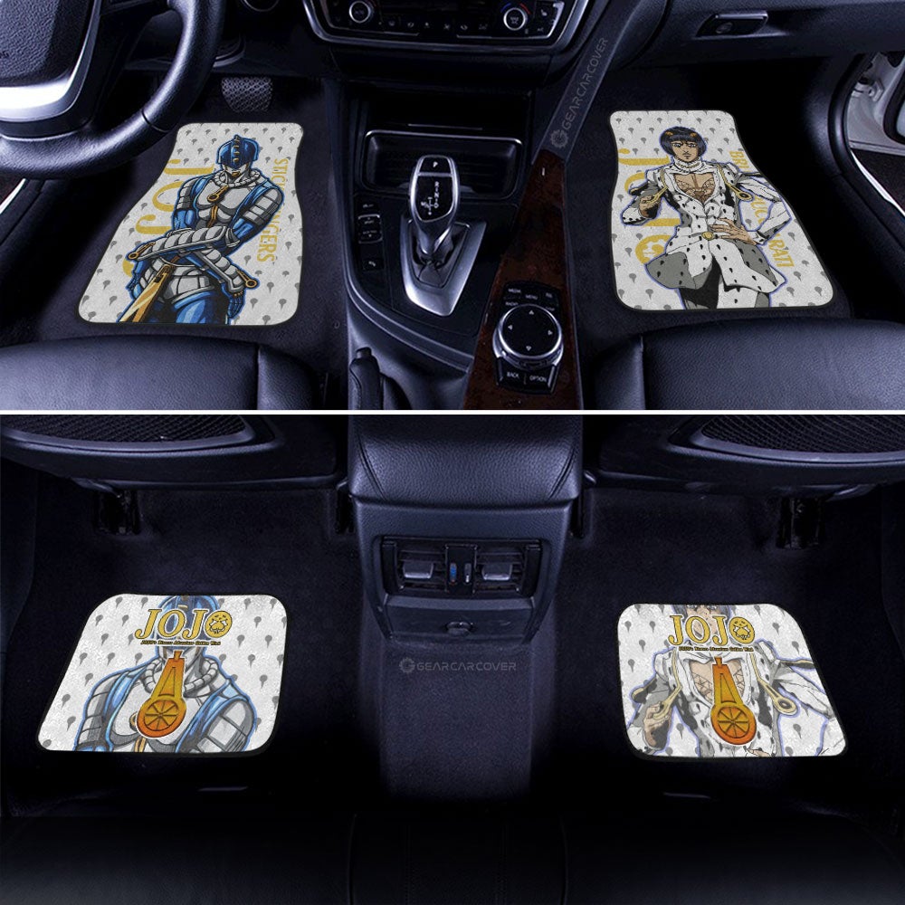 Bruno Bucciarati Car Floor Mats Custom Bizarre Adventure Car Accessories - Gearcarcover - 3