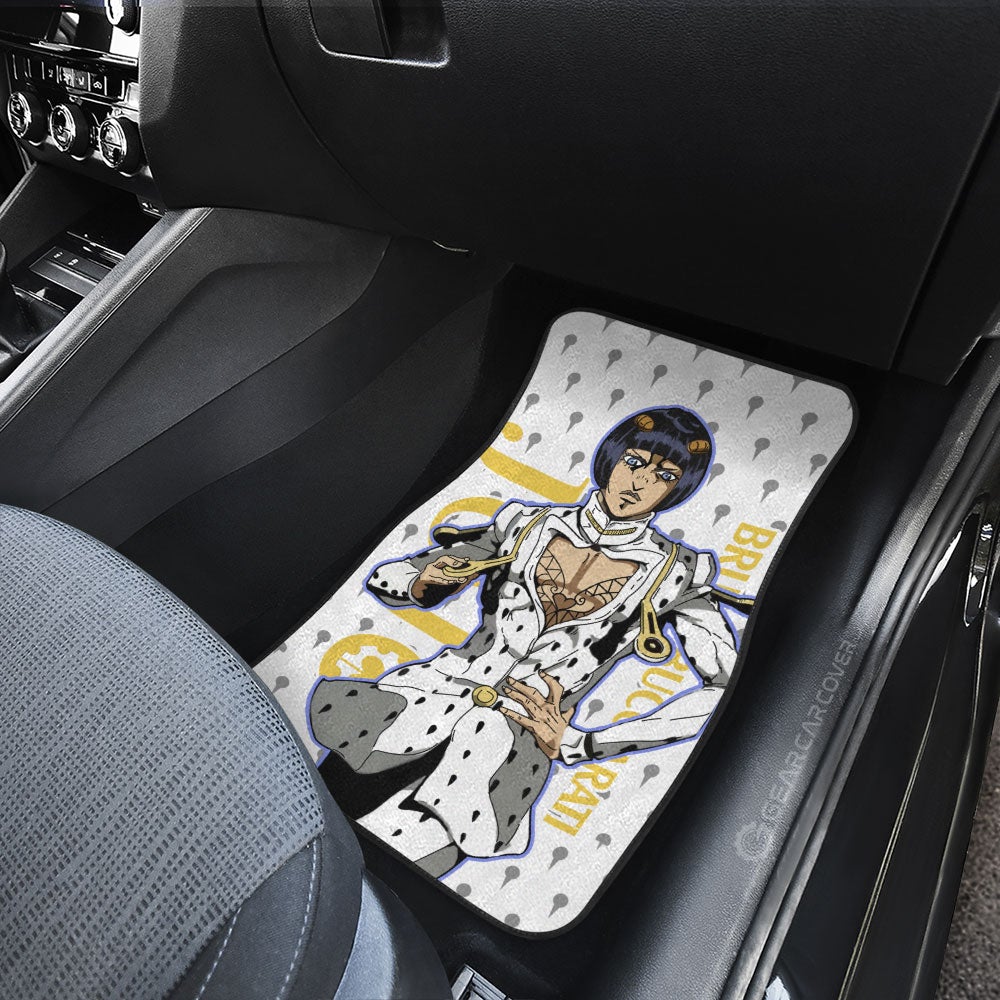Bruno Bucciarati Car Floor Mats Custom Bizarre Adventure Car Accessories - Gearcarcover - 4