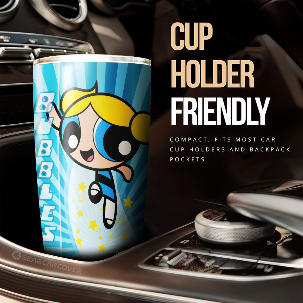 Bubbles The Powerpuff Girls Tumbler Cup Custom Car Accessories - Gearcarcover - 3