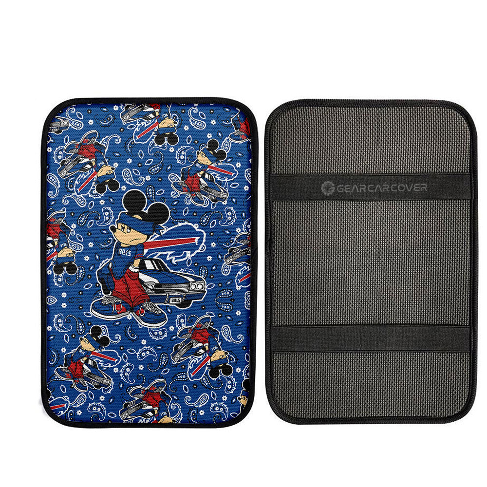 Buffalo Bills Car Center Console Cover Cartoon Theme Collection - Gearcarcover - 2