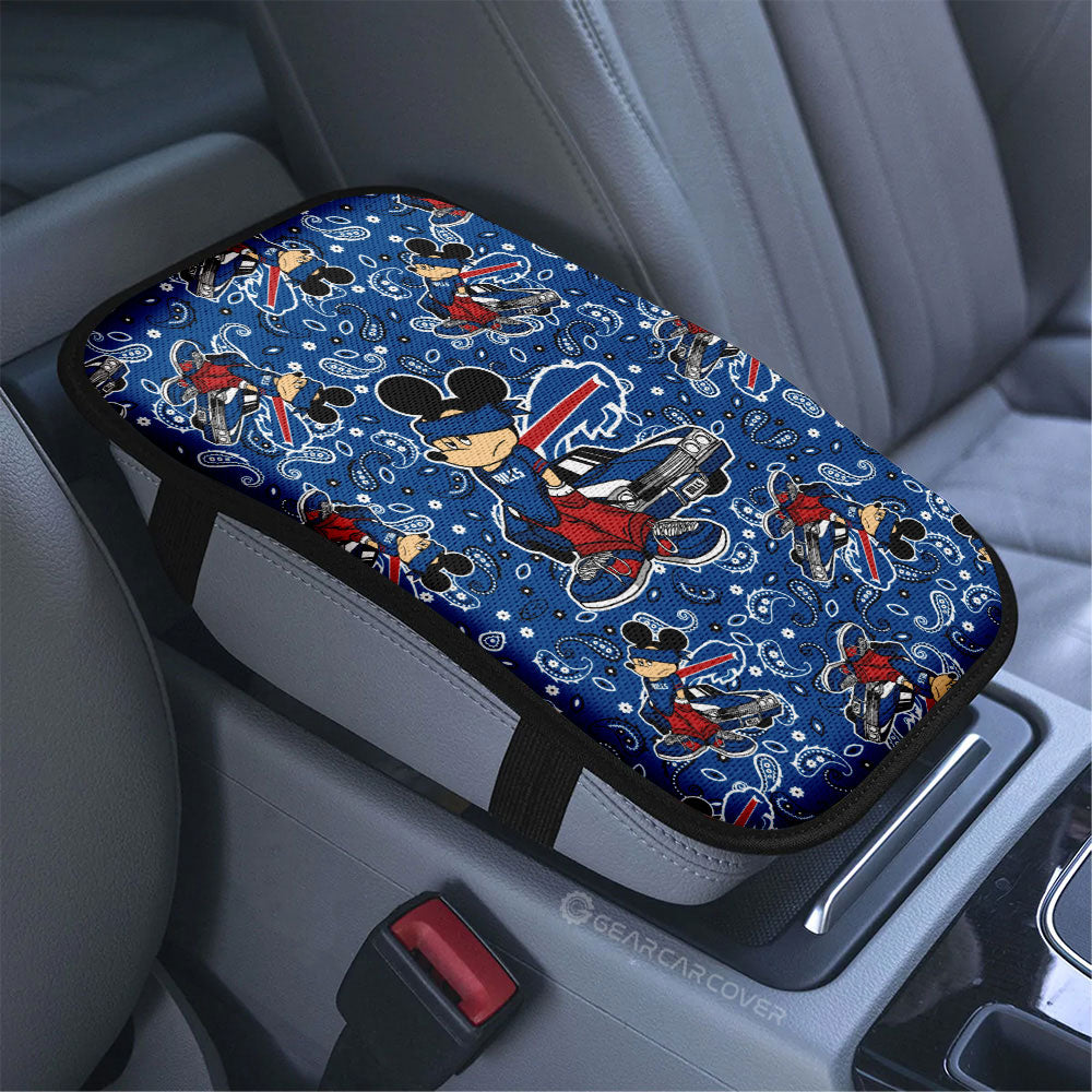 Buffalo Bills Car Center Console Cover Cartoon Theme Collection - Gearcarcover - 3