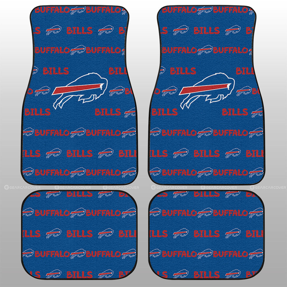 Buffalo Bills Car Floor Mats Sporty Team Collection - Gearcarcover - 1