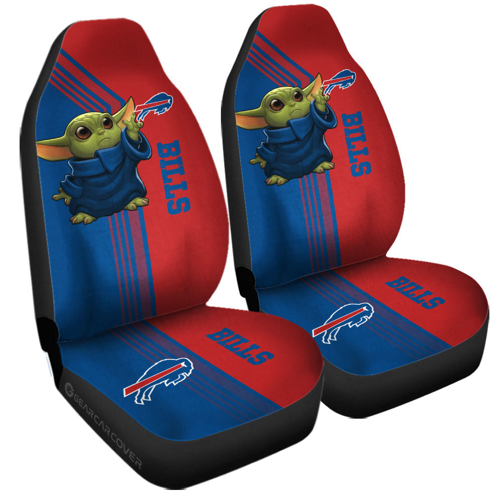 Buffalo Bills Car Seat Covers Baby Yoda Car Accessories - Gearcarcover - 3