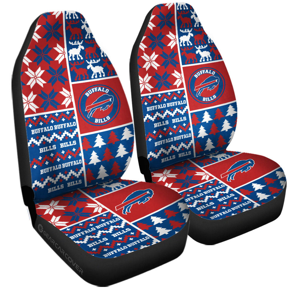 Buffalo Bills Car Seat Covers Custom Ugly Style Car Accessories - Gearcarcover - 3