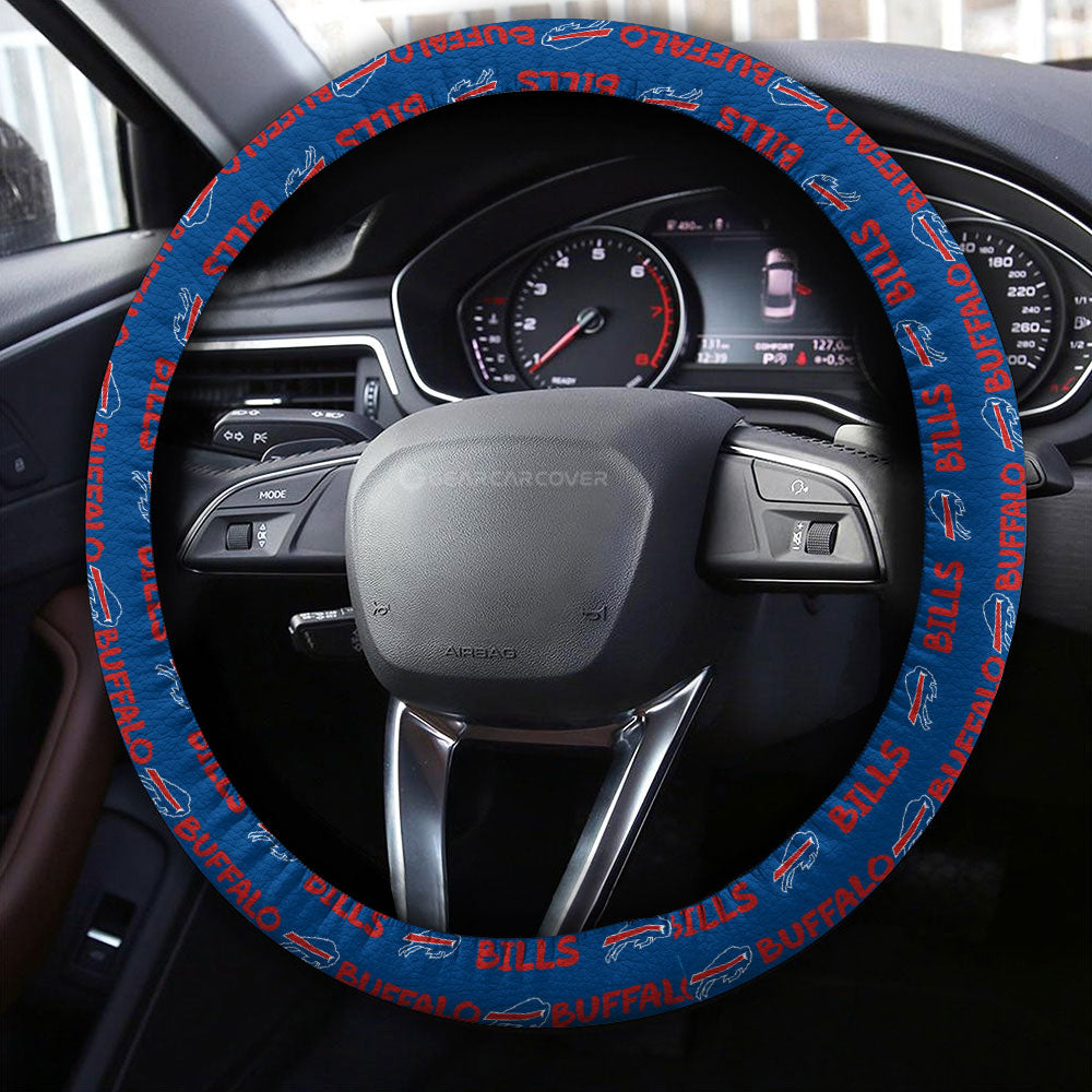 Buffalo Bills Steering Wheel Cover Sporty Team Collection - Gearcarcover - 4