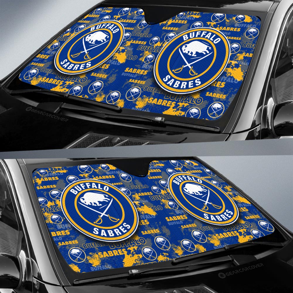 Buffalo Sabres Car Sunshade Custom Car Accessories - Gearcarcover - 2