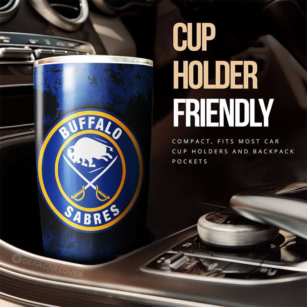 Buffalo Sabres Tumbler Cup Custom Car Accessories - Gearcarcover - 3