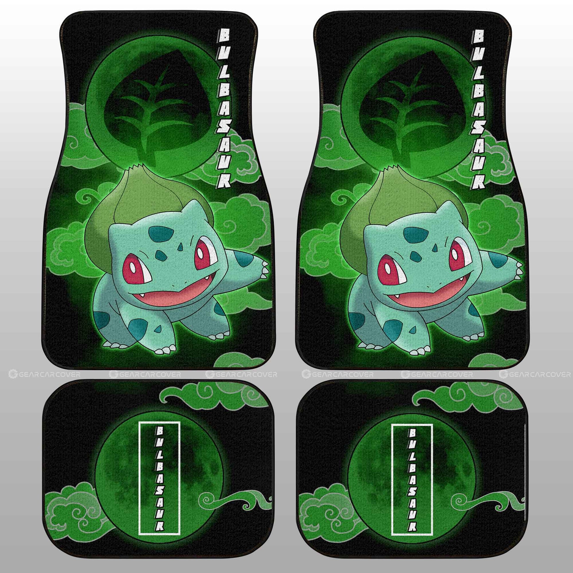 Bulbasaur Car Floor Mats Custom Anime Car Accessories For Anime Fans - Gearcarcover - 2